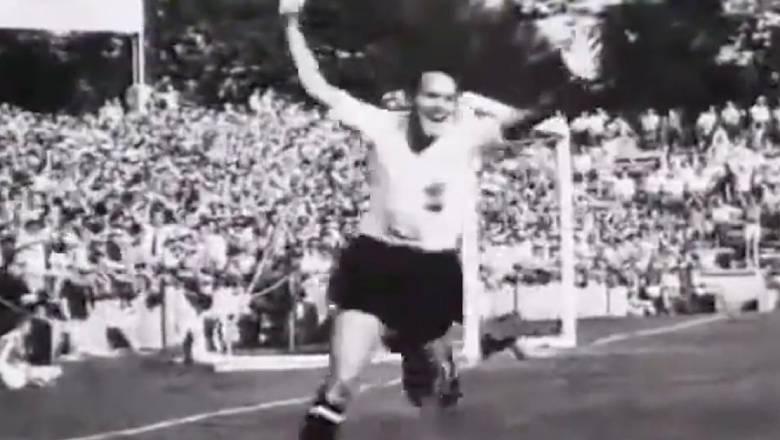 Probst&rsquo;s early hat trick powered Austria past Czechoslovakia at the 1954 World Cup.