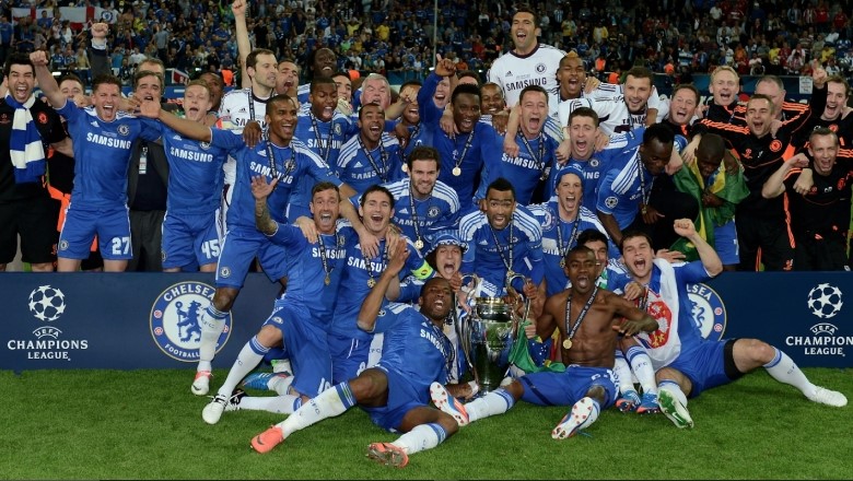 Chelsea have won the Champions League twice, with their first title coming in 2012