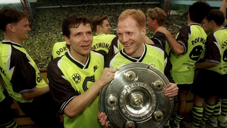 A year later, they retained the Bundesliga title, paving the way for their 1997 Champions League triumph