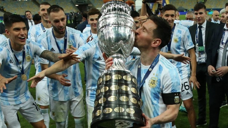 Messi also scored numerous goals in Copa America, winning two titles