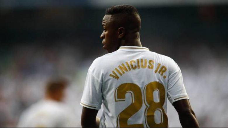 Vinicius Jr terrorized defenses during his breakout era at Real Madrid under the 28 jersey