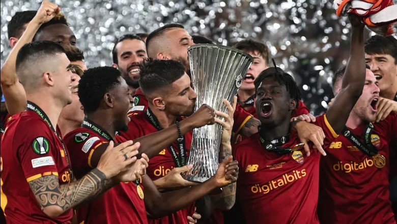 The inaugural Conference League victory in 2022 remains a high point for AS Roma