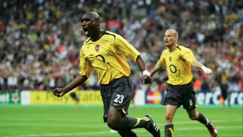 Campbell scored but Arsenal suffered a late Paris heartbreak