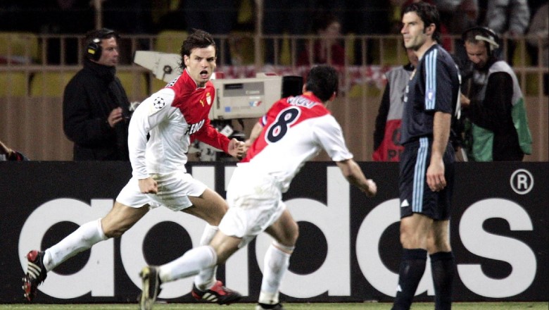 Morientes led the Monaco attack but fell at Porto