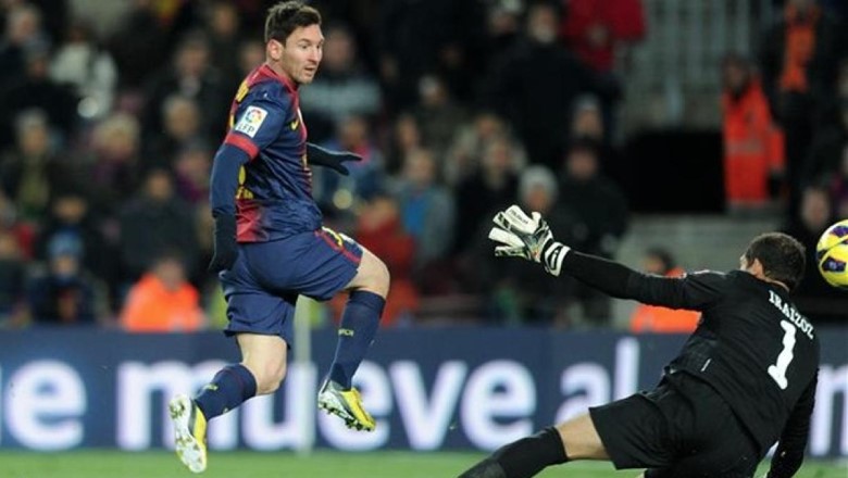 Set-piece brilliance allowed Messi to beat Iraizoz 18 times during his career