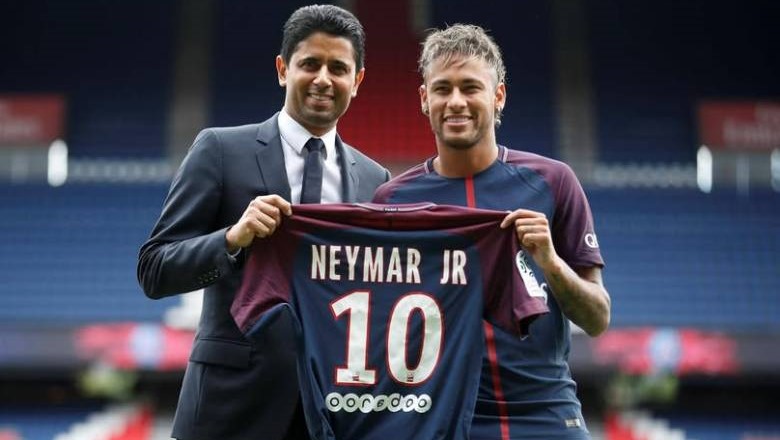 PSG shattered the world record by paying &euro;222 million for Neymar in 2017