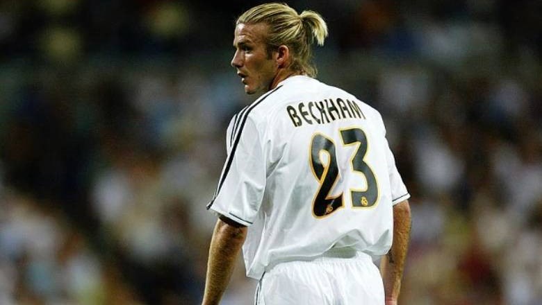 Beckham's jersey became the most sought-after item in Asia