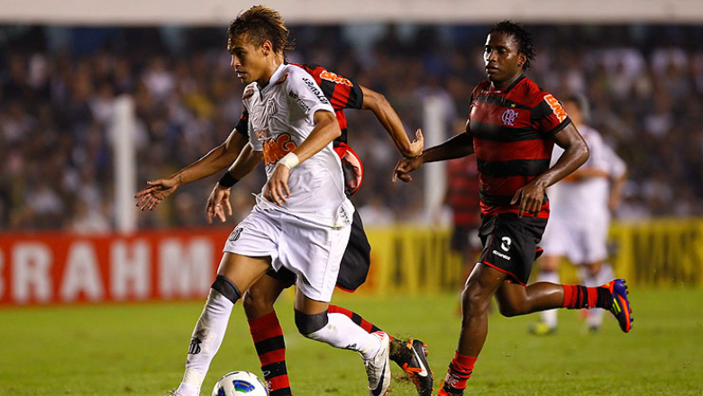 Individual brilliance defines the solo goal scored by a teenage Neymar against Flamengo